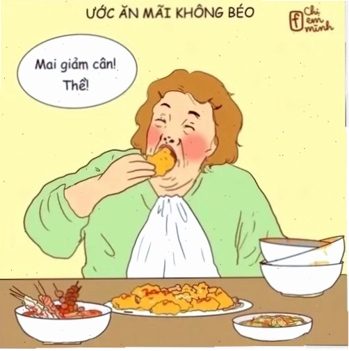 Phút yếu lòng trà sữa meme giảm cân với trà sữa
