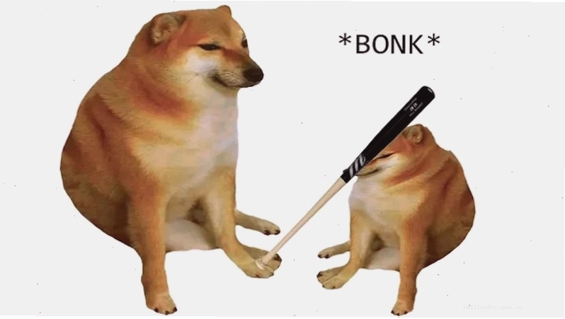 meme gõ đầu bonk meme gõ đầu bonk