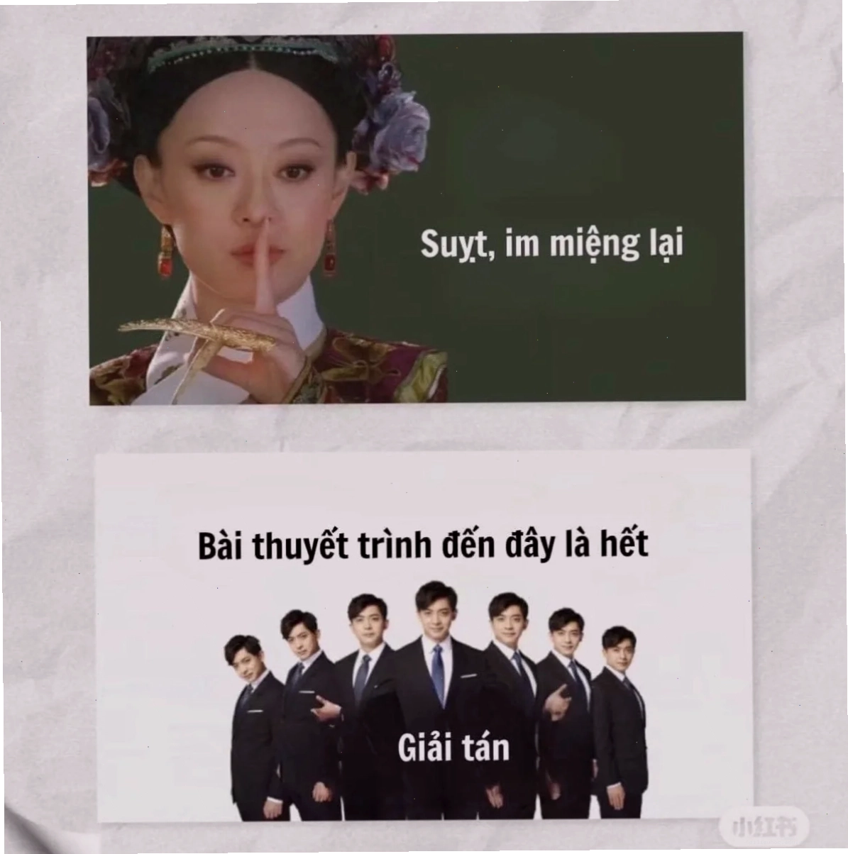 meme kết thúc bài thuyết trình chuyên nghiệp