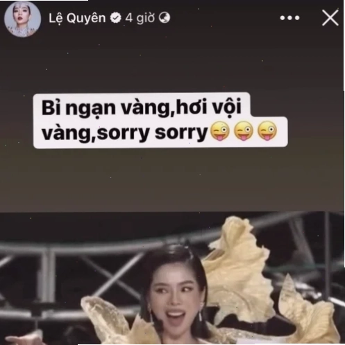 Cử chỉ lạ mắt meme lệ quyên