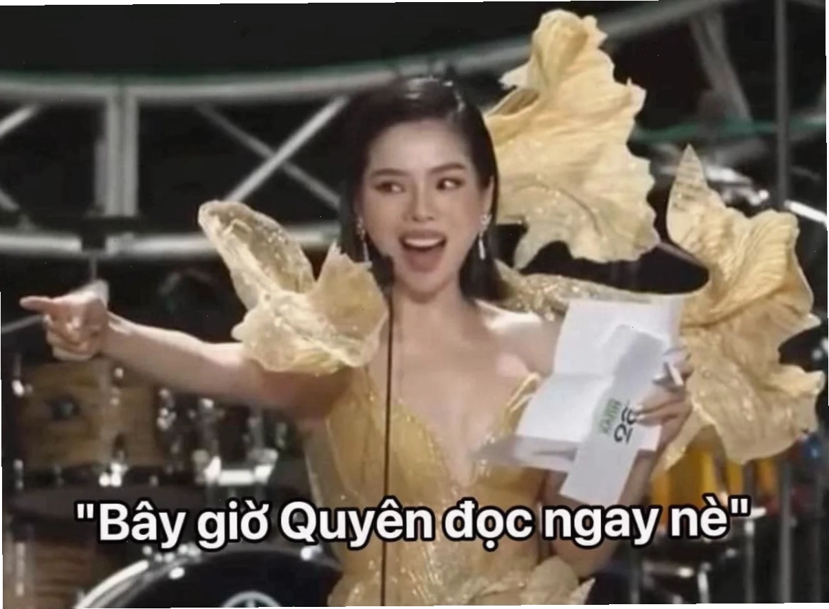 Khoảnh khắc đầy ấn tượng meme lệ quyên