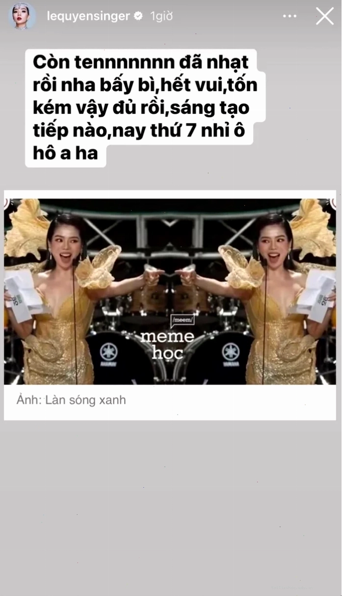 Khoảnh khắc xuất thần meme lệ quyên