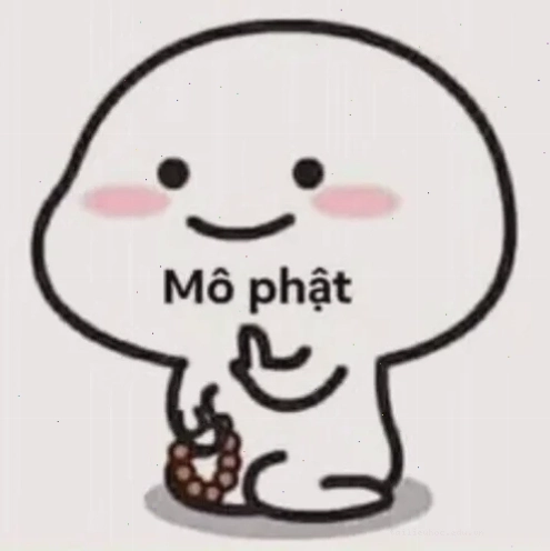 Meme mèo a di đà phật dễ thương