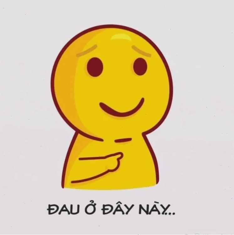 meme mèo đau ở đây này vẻ ngoài