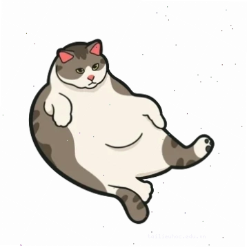 mèo lười biếng meme mèo mập nằm dài