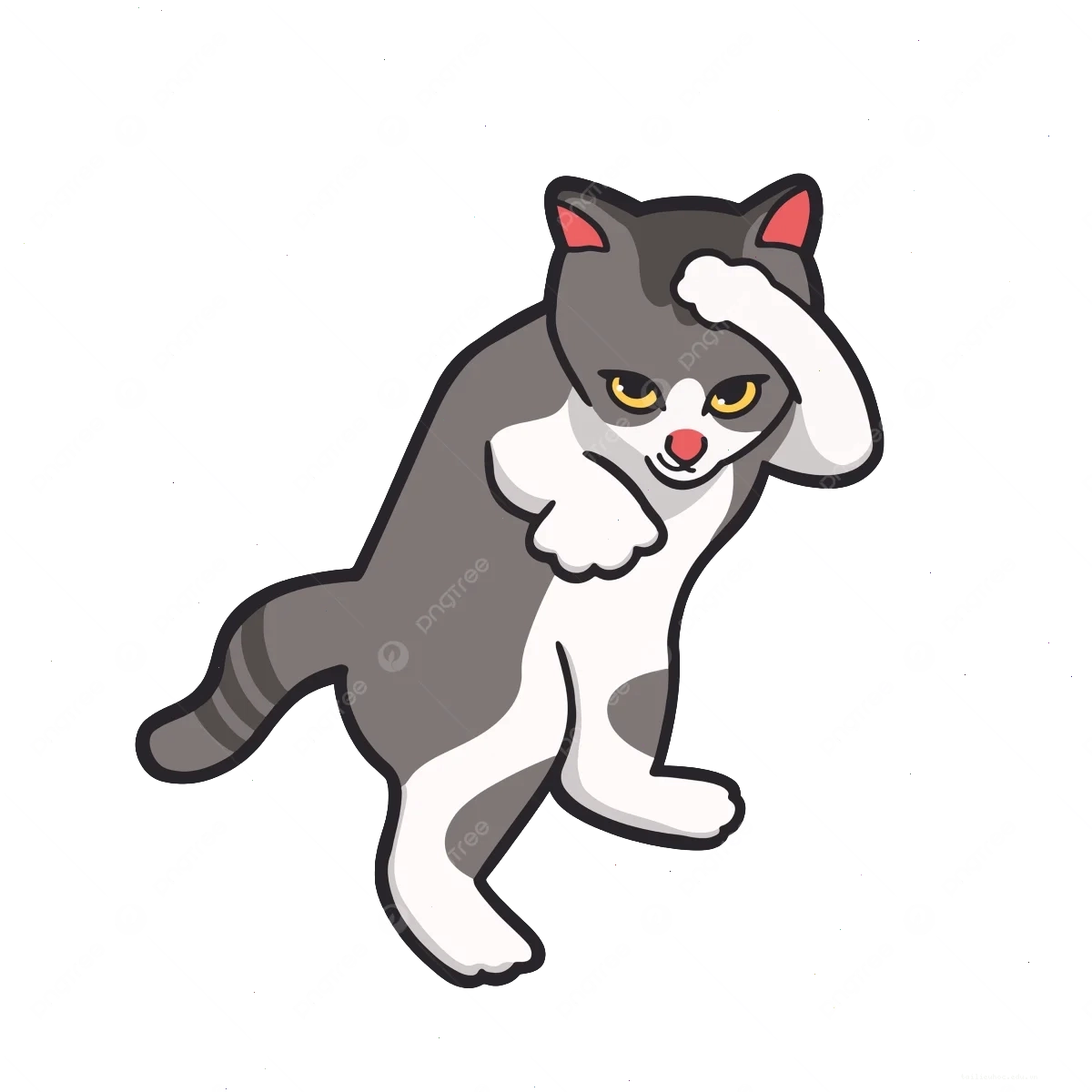 mèo chơi bài poker meme mèo ngầu