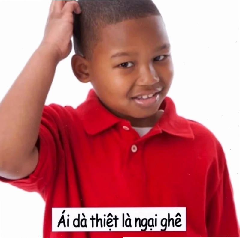 meme ngại đỏ mặt