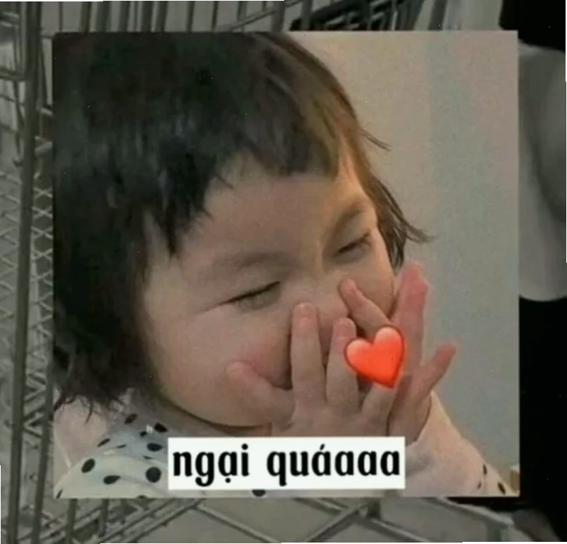 meme ngại gãi đầu