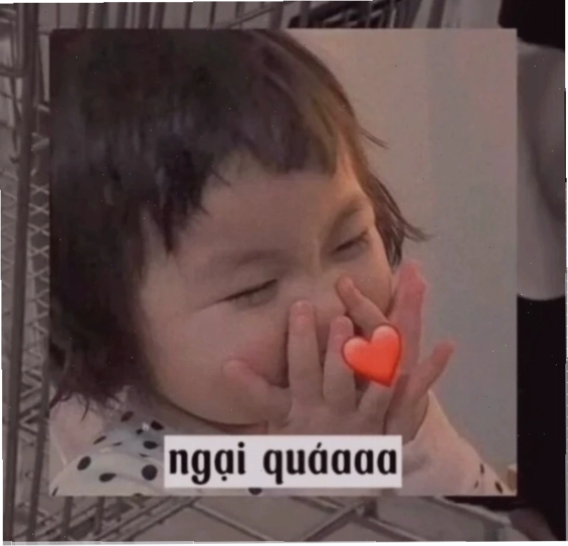 meme ngại gãi đầu
