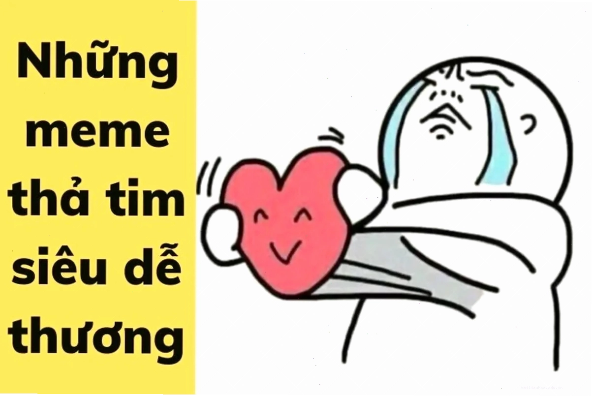 meme tặng trái tim hoạt hình meme tặng trái tim hoạt hình