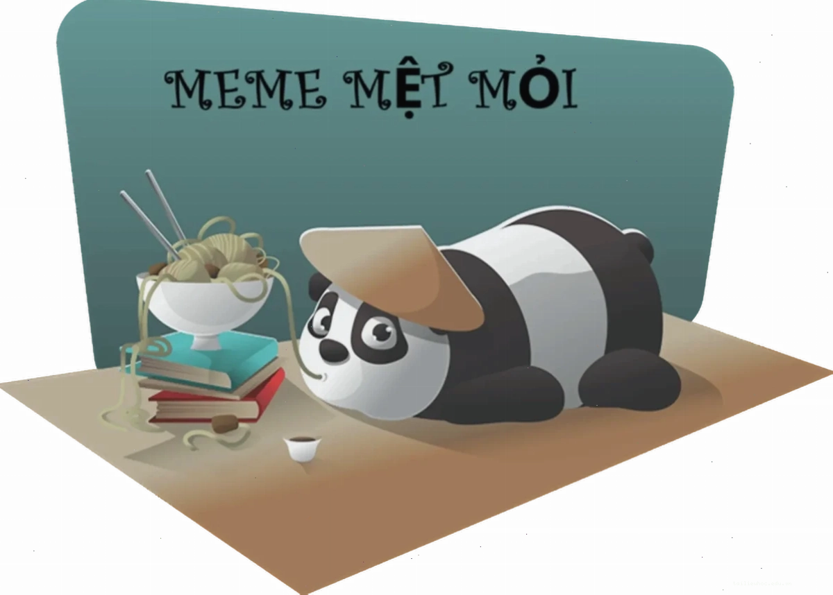 Meme thất thần khi thấy đống bát đĩa quá đủ rồi quá mệt rồi meme