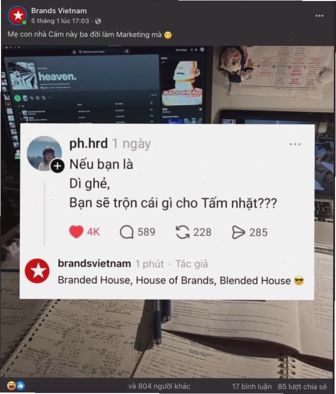 Meme trong trường hợp nhóm này bị điều tra bởi cộng đồng