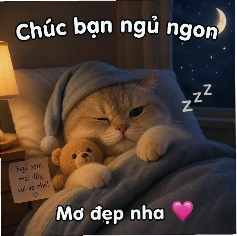 mèo ngủ meme mèo ngủ meme dưới ánh đèn