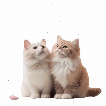 Mèo ôm nhau dưới ánh nắng