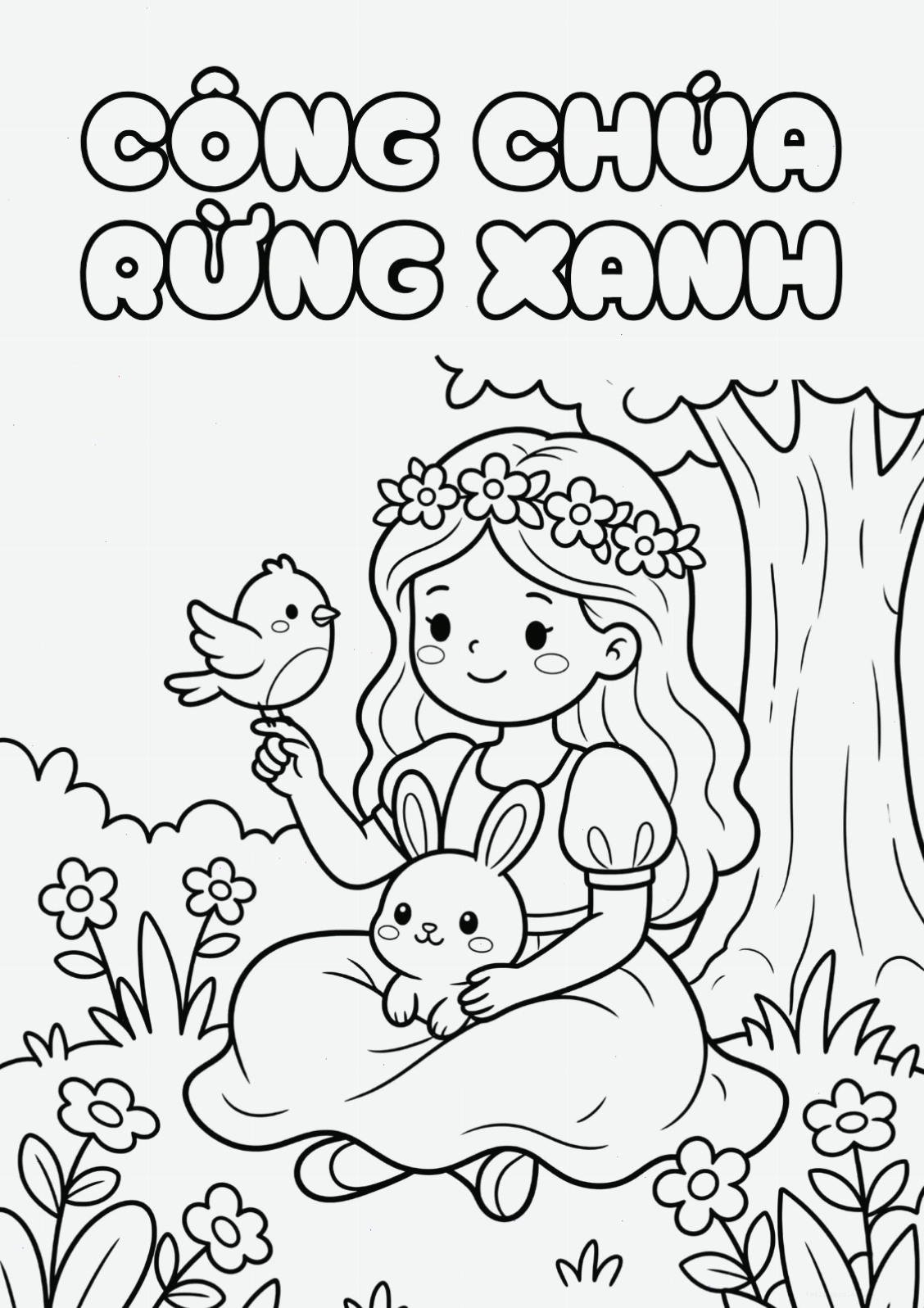 Tranh kỳ diệu mở tô màu công chúa kỳ diệu