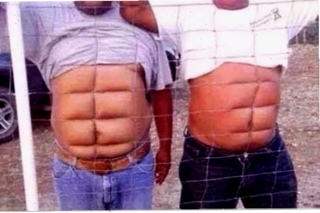Mèo tập gym Một chú mèo có body 6 múi meme cực ngầu