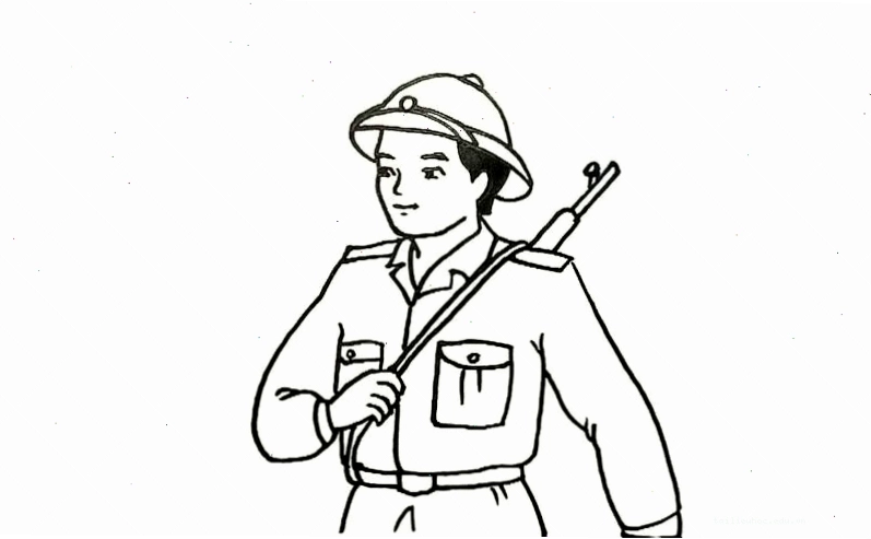 Mũ chú bộ đội dễ tô