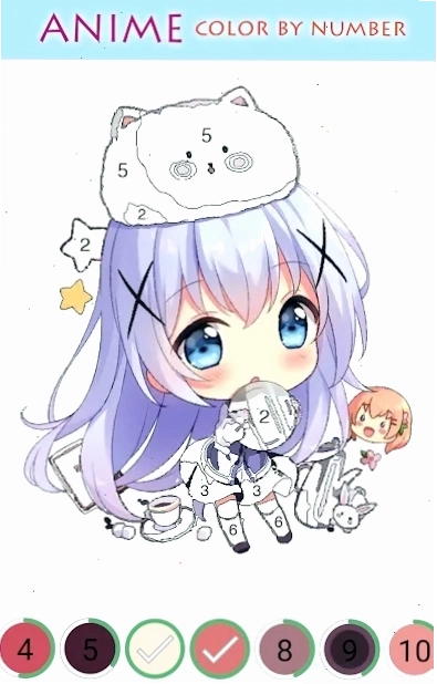 Trải nghiệm mượt mà trên máy tính bảng Người dùng chơi game tô màu anime trên tablet