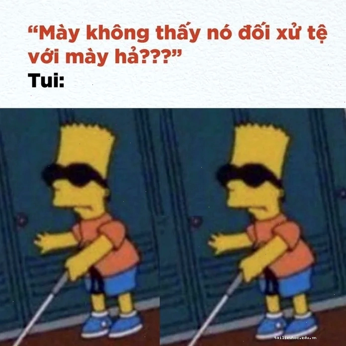 meme mù mắt nhân vật anime nhắm tịt mắt
