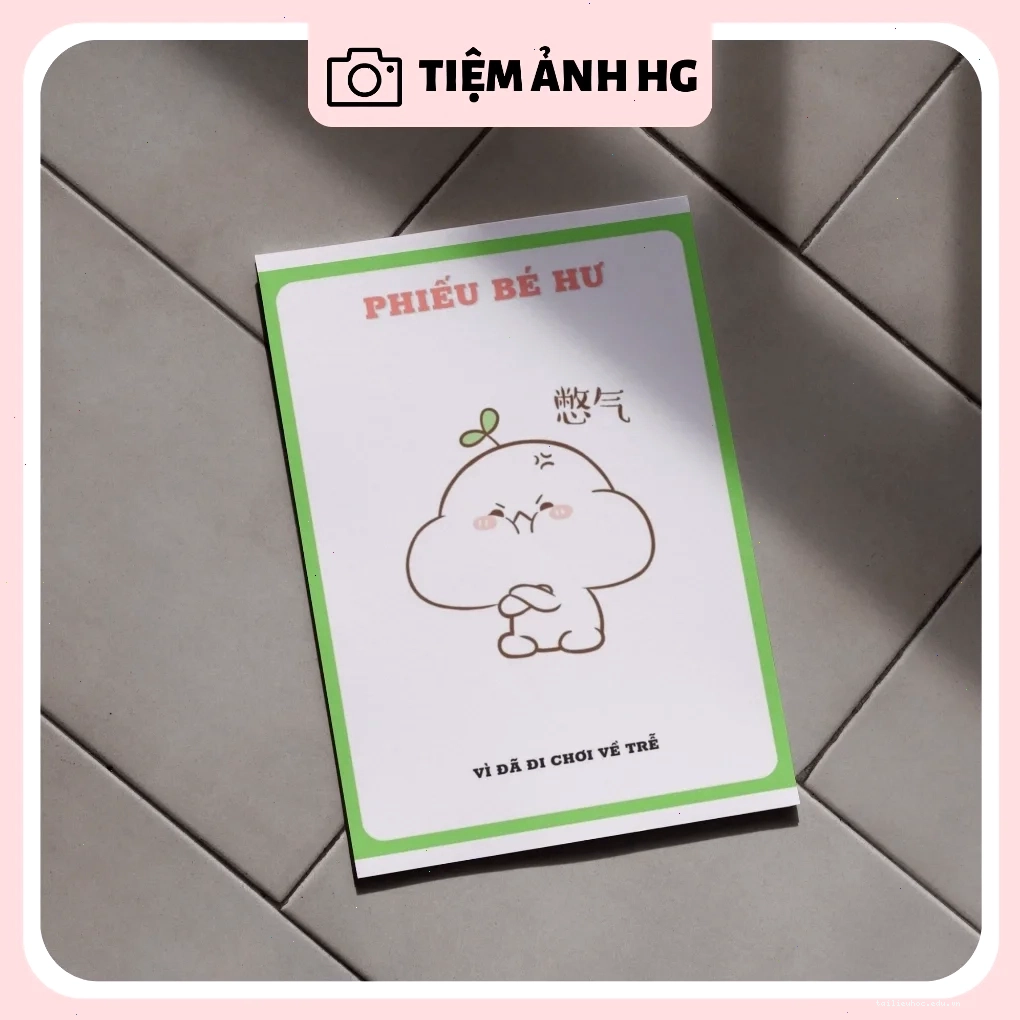 Phiếu bé hư meme với lời bình hài hước