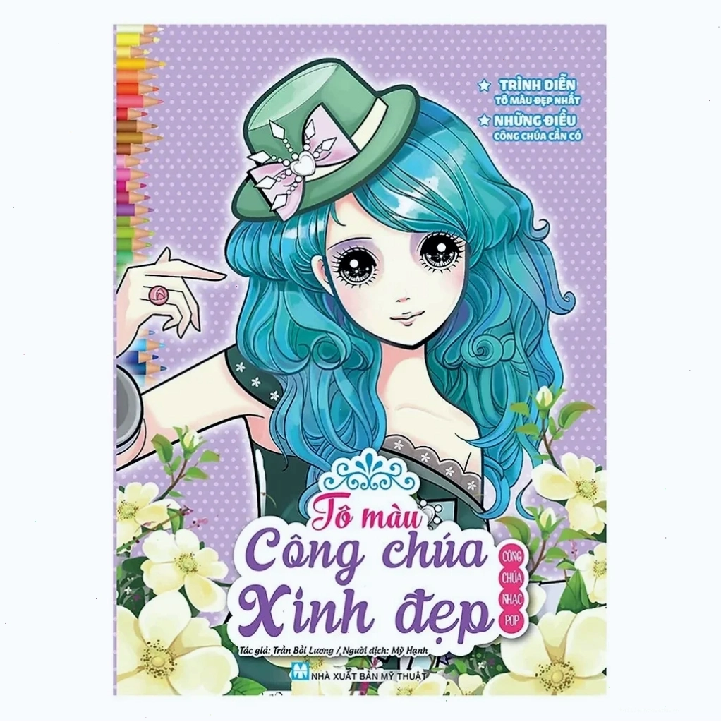 quyển sách tô màu công chúa giá rẻ