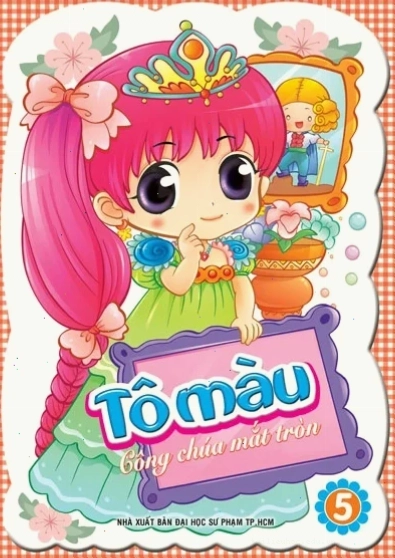 quyển sách tô màu công chúa nội dung phong phú