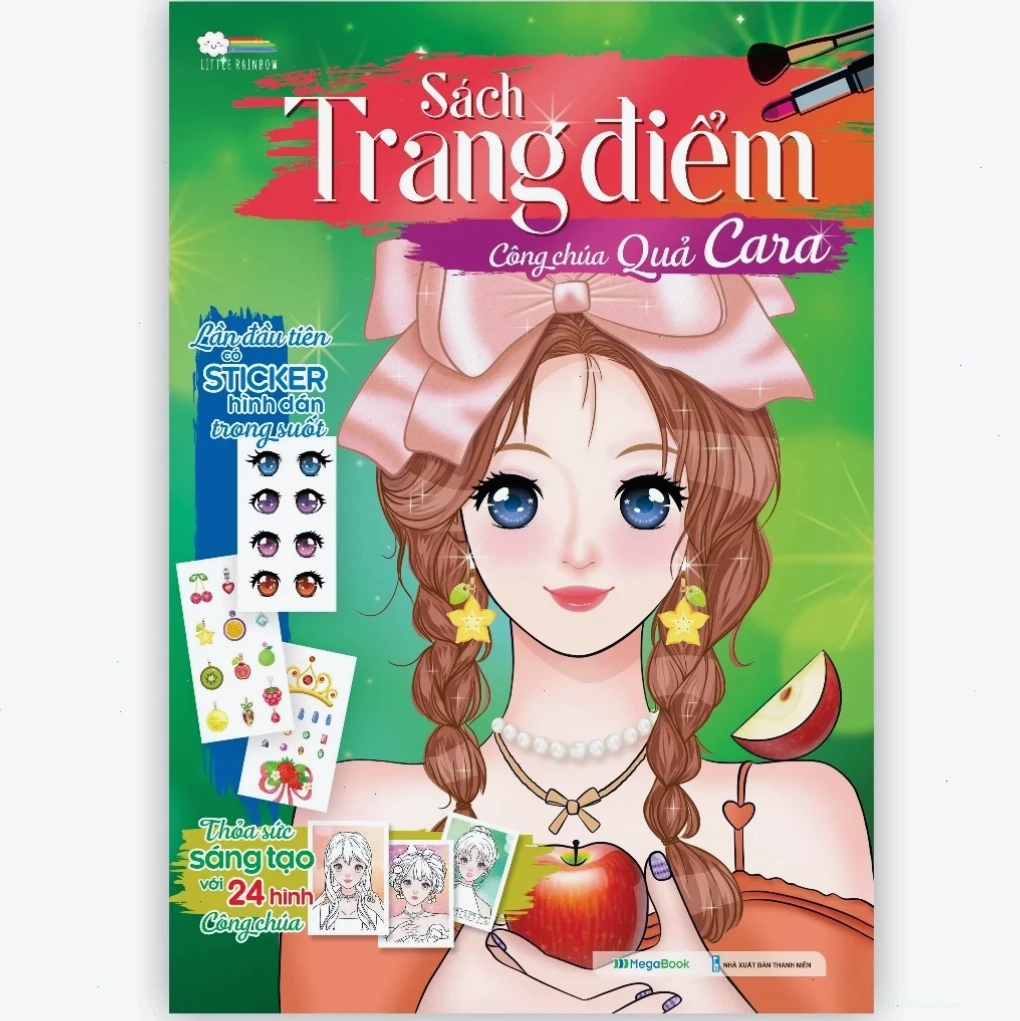 quyển sách tô màu công chúa toàn tập