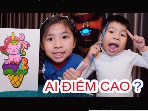Sáng tạo cùng bún bắp tô màu