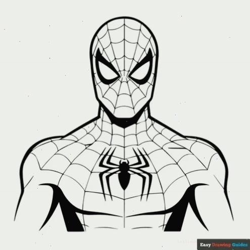 spider man tranh tô màu người nhện hành động nhanh