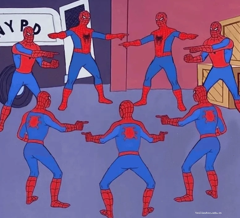 spiderman meme nổi tiếng spiderman meme kinh điển
