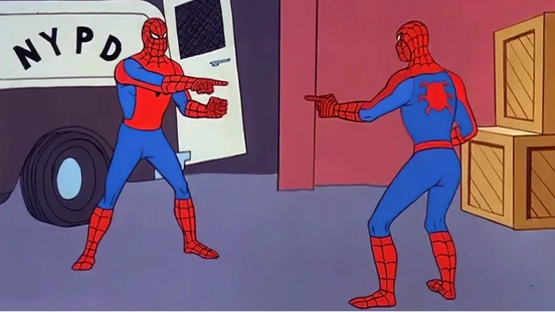 spiderman meme độc lạ spiderman meme với biểu cảm khó hiểu