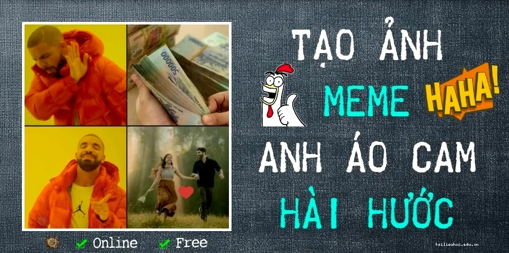 Màu nền Thay đổi màu nền khi tạo ảnh meme