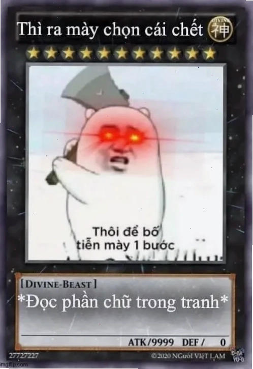 sáng tạo thì ra mày chọn cái chết meme sáng tạo