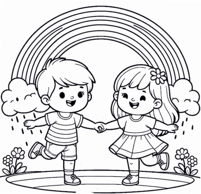 Cảm xúc tích cực tô màu chân dung bạn gái hình thành cảm xúc tích cực