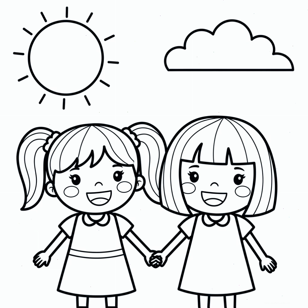 Sản phẩm hoàn thiện tô màu chân dung bạn gái hoàn thiện sản phẩm