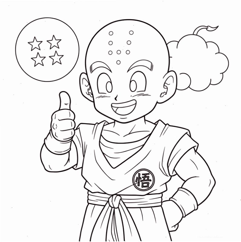 tô màu goku 7 viên ngọc rồng