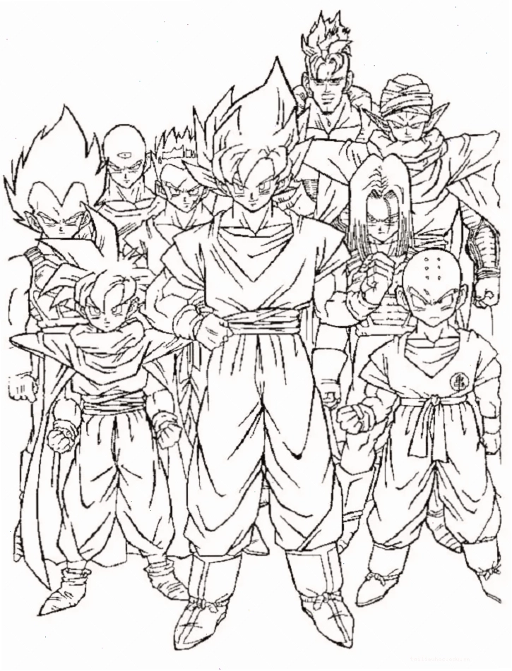 tô màu goku 7 viên ngọc rồng