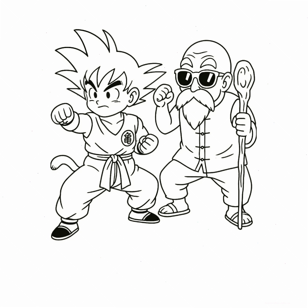tô màu goku 7 viên ngọc rồng