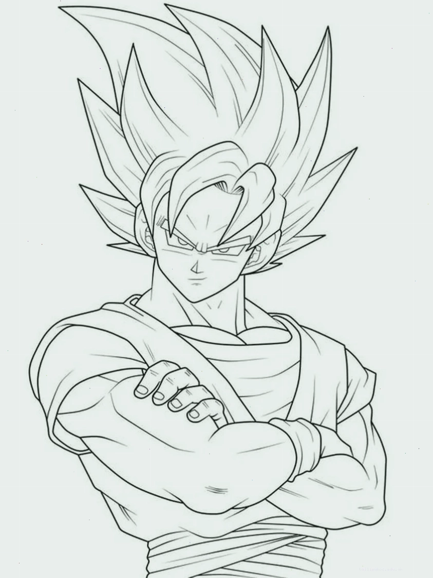 tô màu goku 7 viên ngọc rồng chiến đấu