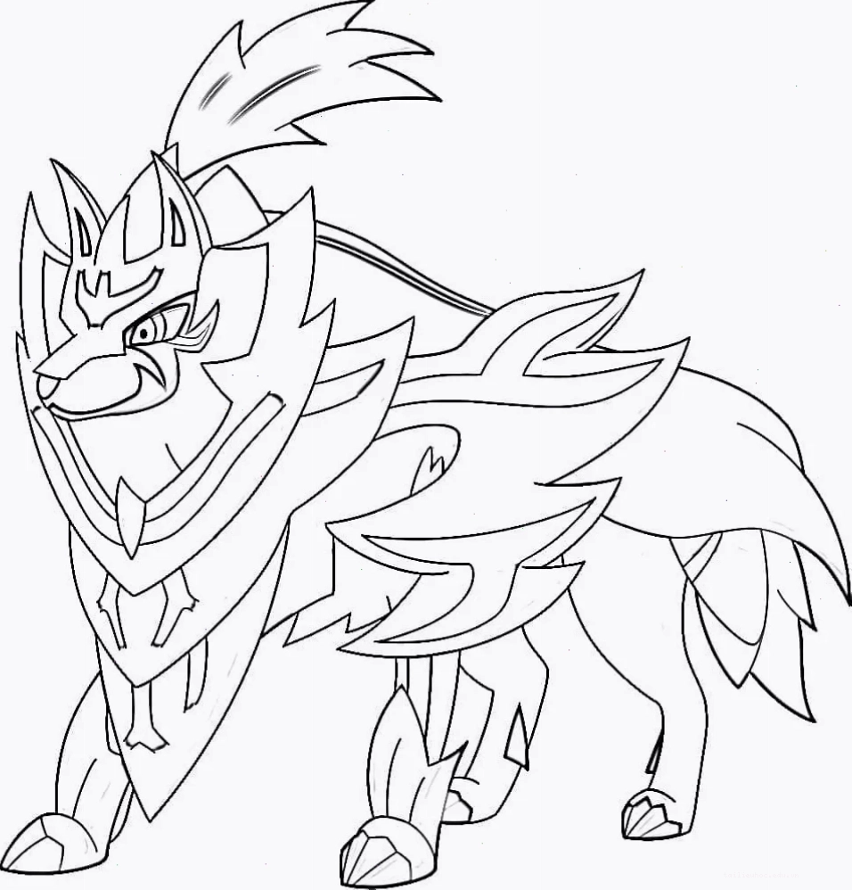 tô màu pokemon huyền thoại mega