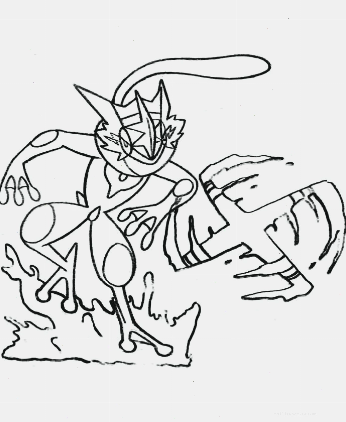 tô màu pokemon huyền thoại mega