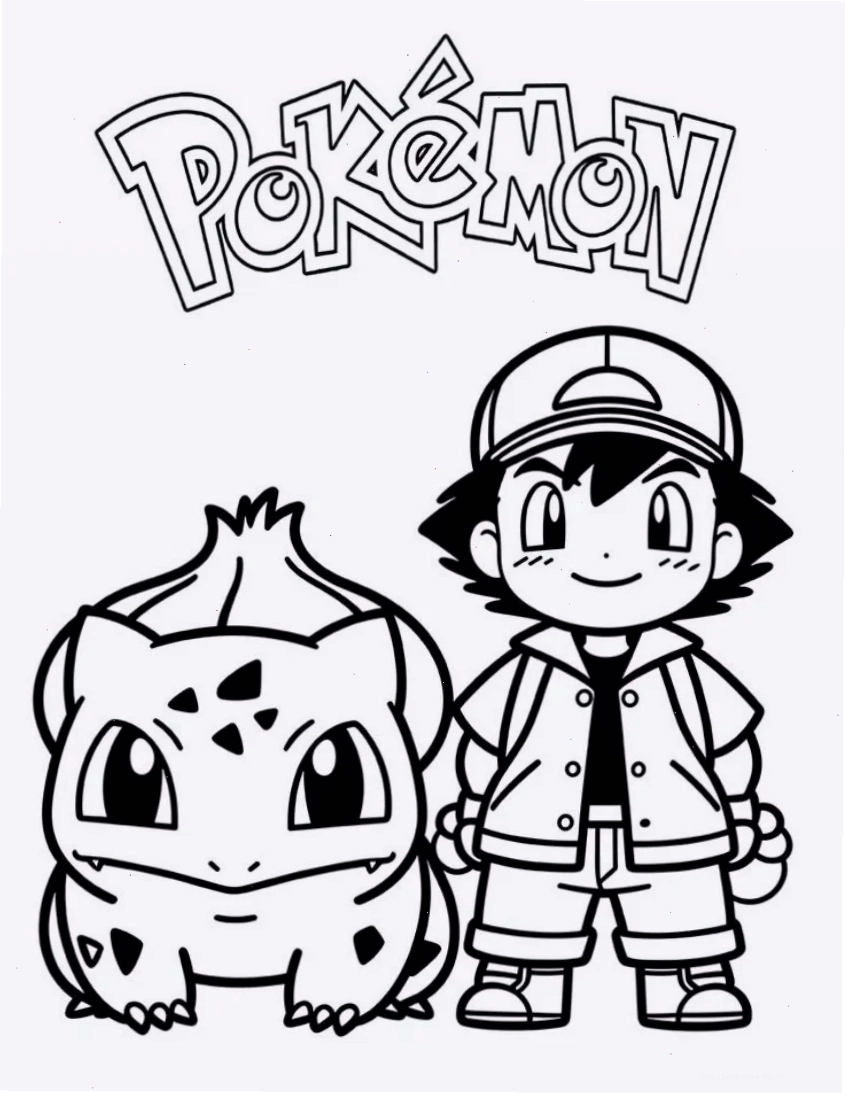 tô màu pokemon huyền thoại mega