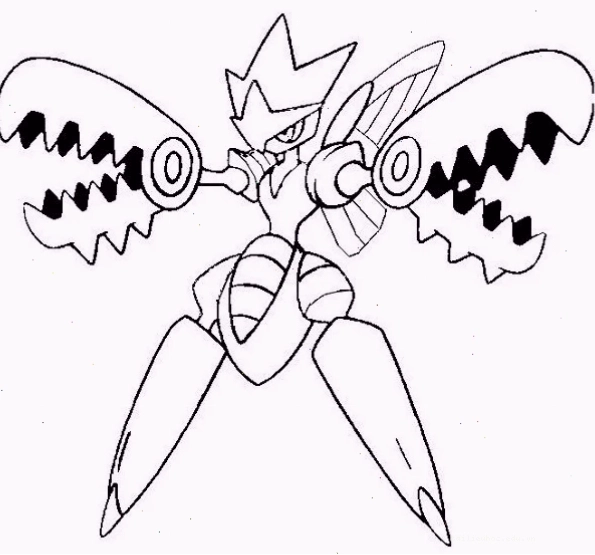 tô màu pokemon huyền thoại mega
