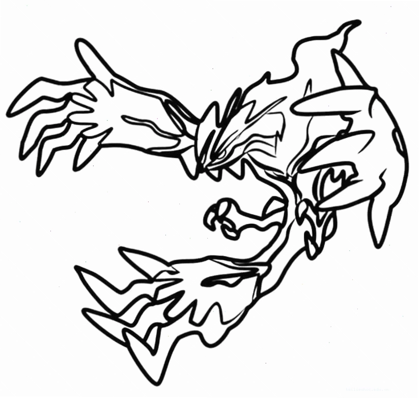 tô màu pokemon huyền thoại mega