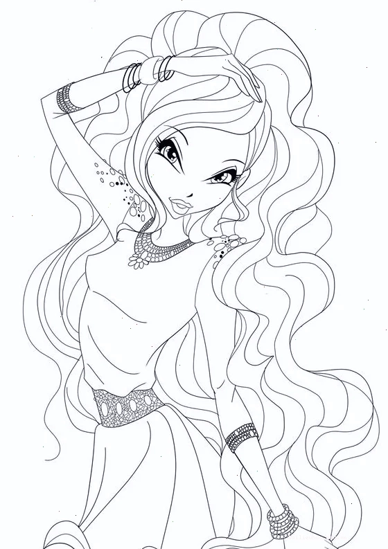 tô màu winx chủ đề thời trang tô màu winx chủ đề thời trang