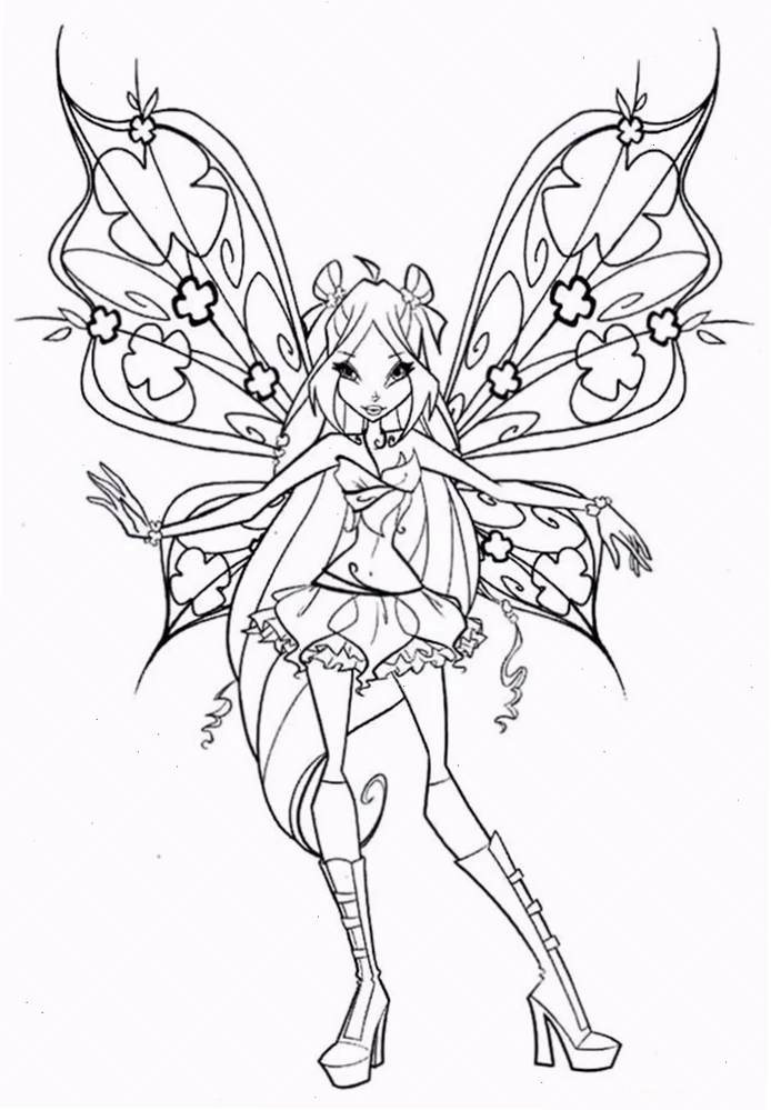 tô màu winx Stella rực rỡ tô màu winx Stella rực rỡ