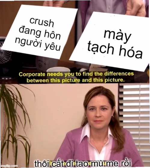 meme mù rồi trạng thái sượng sùng