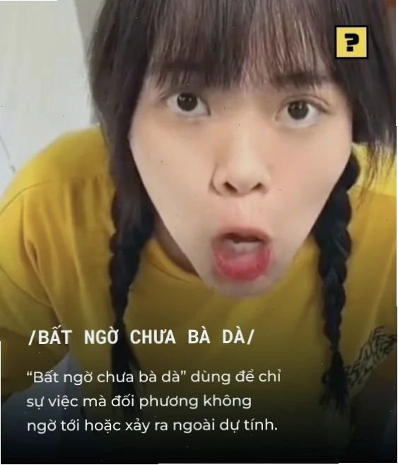 tranh cãi về meme bất ngờ chưa bà già