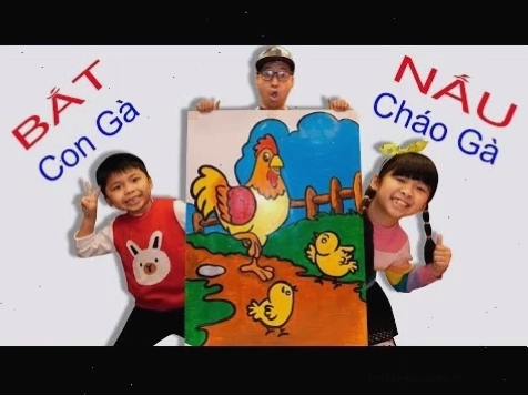 Tranh cát bún bắp tô màu