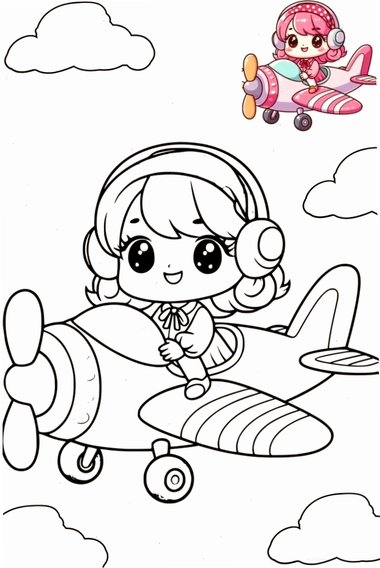 tranh chibi biểu cảm vui vẻ